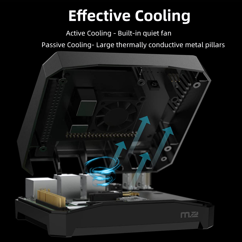 ドラゴン-1つの2つのキー,4モデルb,アルミニウム金属シェ - Argon One V3 M.2 Nvme Case のレビューと価格