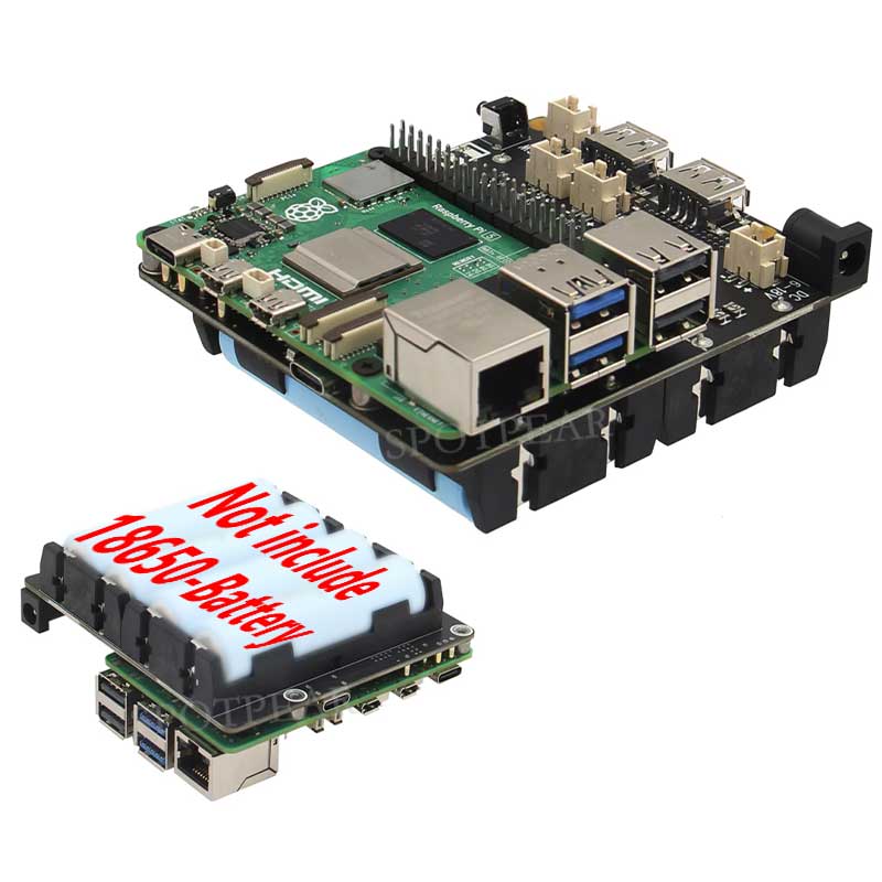 X1202 Raspberry Pi 5 UPSボード 無停 - Raspberry Pi Uninterrupted Power Supply Ups 18650 のレビューと価格